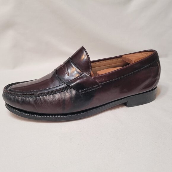 SAS Other - SAS Vintage Handsewn Brown Leather Slip On Loafer Moc Pinch Toe Shoe Men's 10M